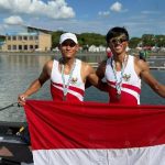 Pasangan pedayung Indonesia Rafiq Wijdan Yasir dan Ali Mardiansyah(Instagram/@rowing_ina)