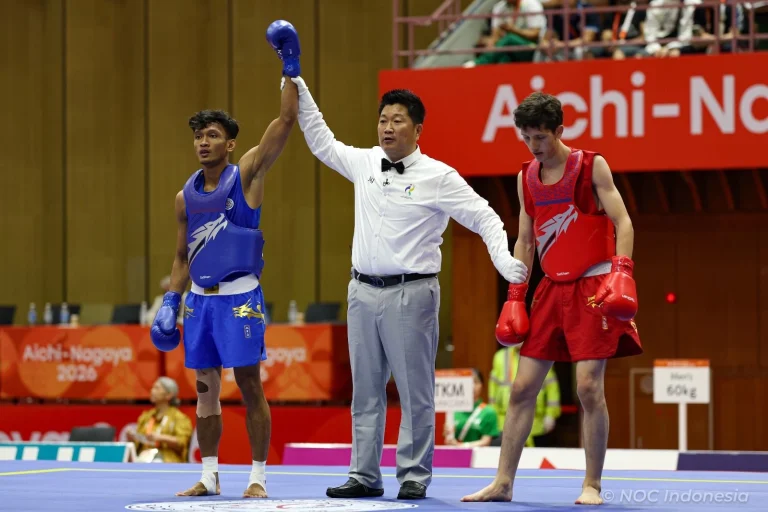 Resmi! Thania, Guitara, dan Sinaga Tambah Tiga Perunggu Sanda Asian Games 2026