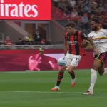 Pertandingan Liga Italia melawan Lecce.
