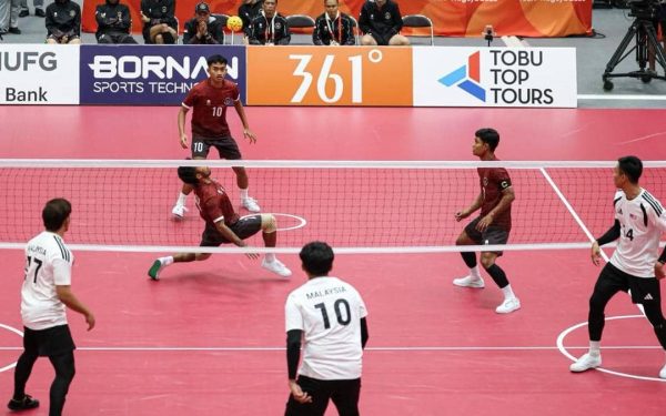 Tim sepak takraw putra Indonesia berlaga di Asian Games 2026