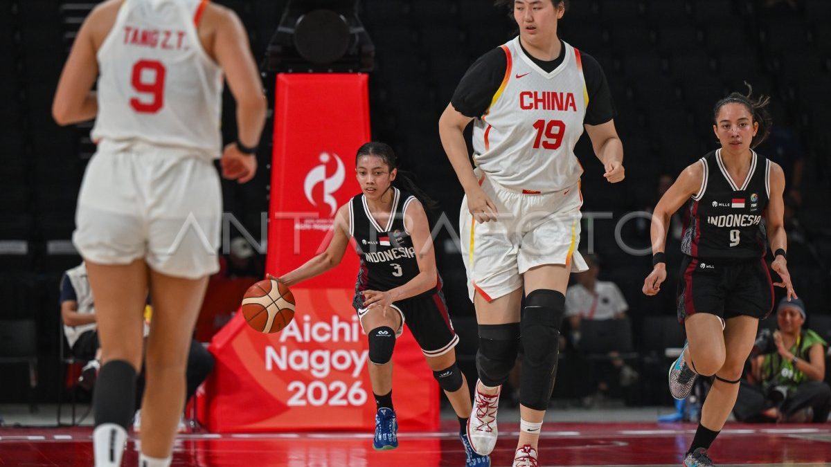 Tim basket putri Indonesia berhadapan dengan China di Asian Games 2026