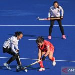 Suasana laga hoki putri di Asian Games 2026