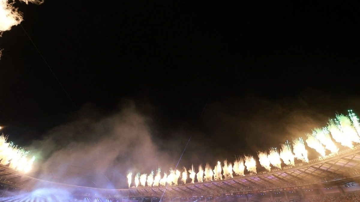 Kawah api upacara pembukaan Asian Games 2026