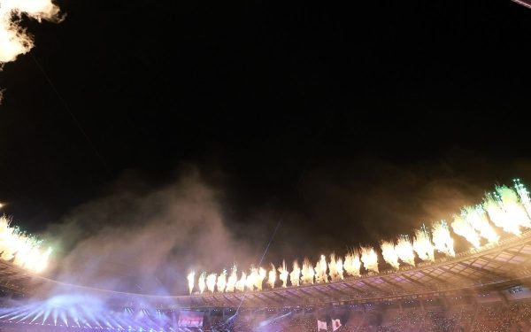Kawah api upacara pembukaan Asian Games 2026