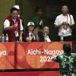 Menpora Erick Thohir saat memotivasi atlet Indonesia di Asian Games 2026.