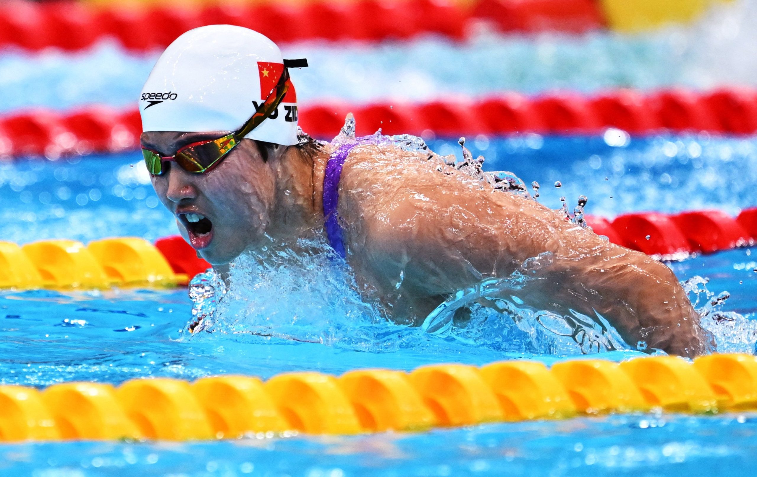 Yu Zidi berlaga di Tokyo Aquatics Centre Asian Games 2026