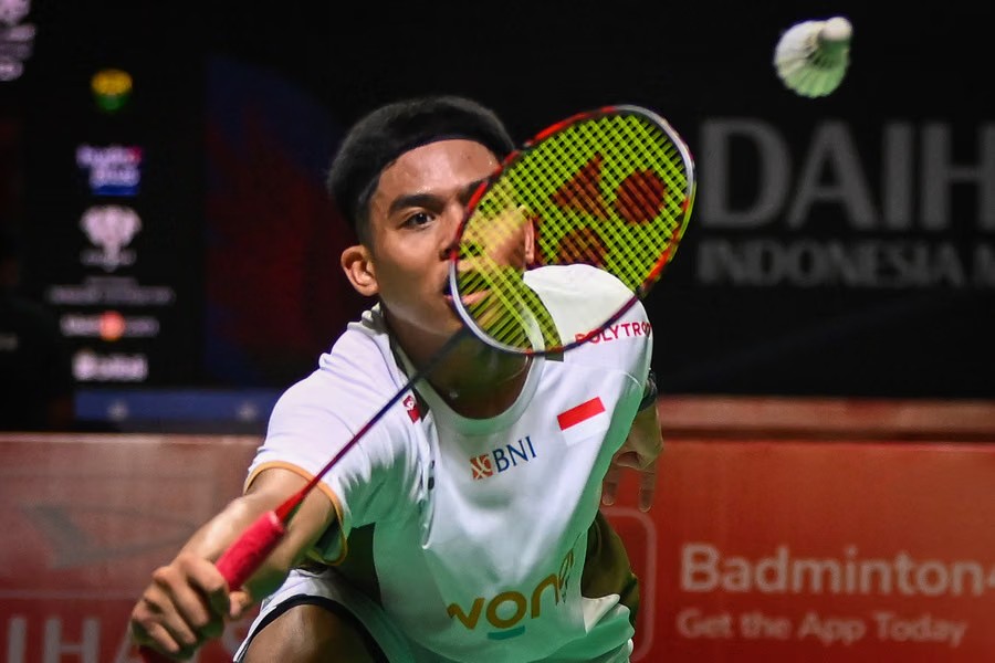 Pebulu tangkis Indonesia M. Zaki Ubaidillah(Antara)