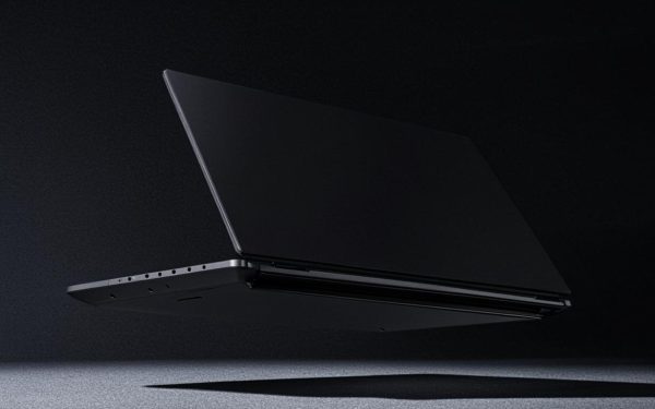 Ilustrasi laptop premium layar bes