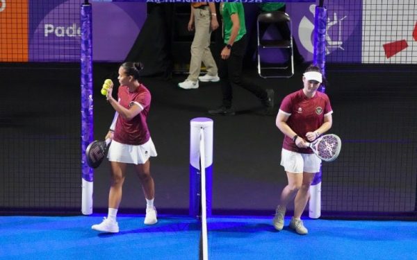 Novela Putria dan Beatrice Gumulya padel putri Asian Games 2026