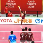 Aksi final sepak takraw kuadran putra Indonesia vs Jepang Asian Games 2026