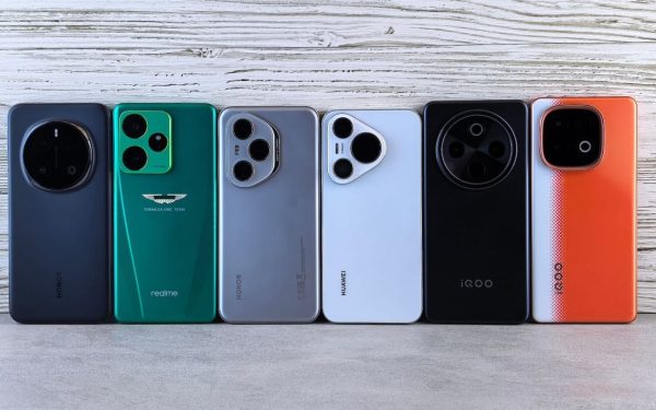 Ilustrasi aneka HP China berjajar, salah satunya Realme (Foto: Viva.co.id)