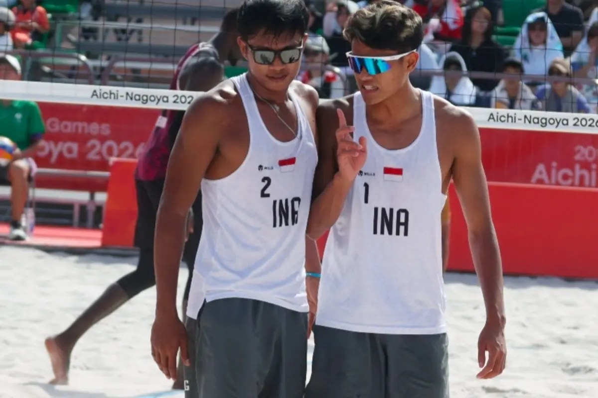 Sofyan Rachman Efendi dan Bintang Akbar voli pantai Asian Games 2026
